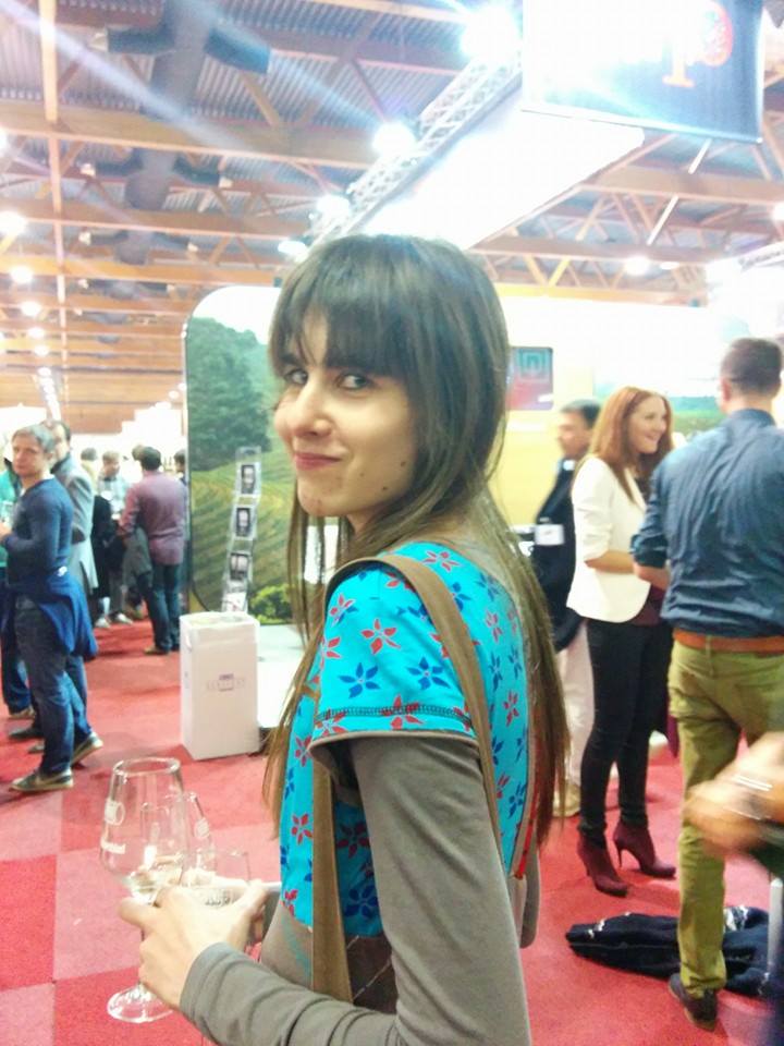 At a wine exposition :)